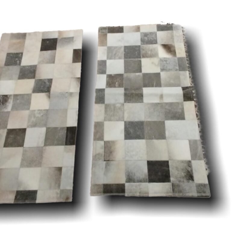 Tapetes para beira de cama cinza mescla